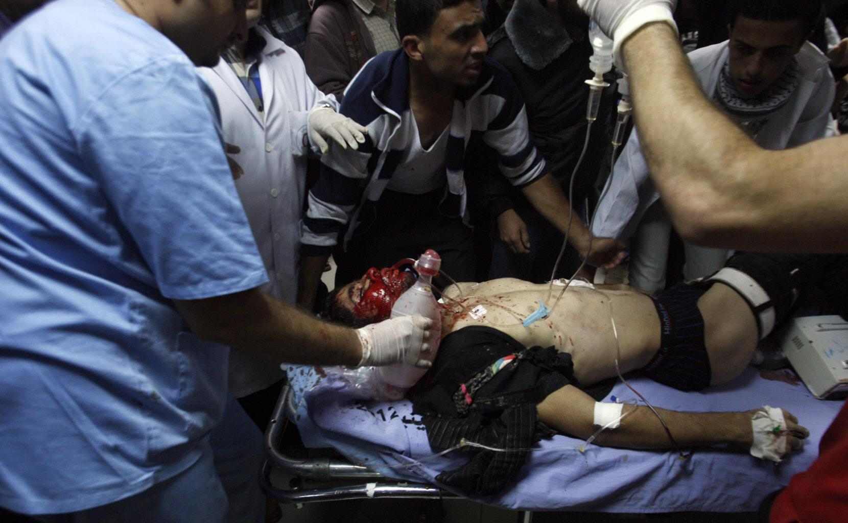 Gaza sårad